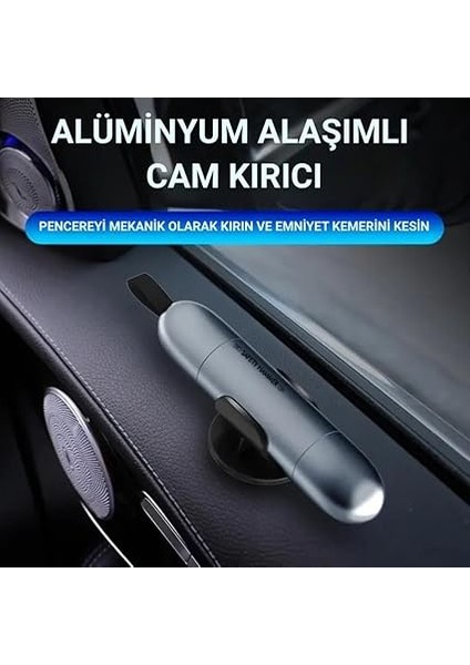 Araç Emniyet Kemer Kesici ve Araç Cam Kırıcı Araç Emniyet Çekici Araç Acil Durum Kiti Sharp Tool Safety Hammer Kırmızı modelleri