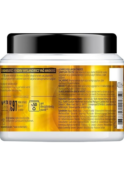 Nutritive Saç Maskesi 400ML modelleri