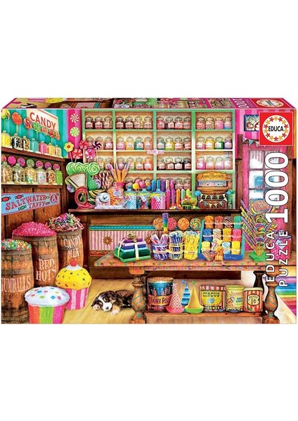 Borras - Candy Shop 1000 Piece Jigsaw Puzzle