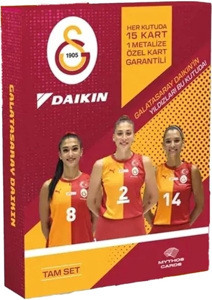 Cards Galatasaray Voleybol Kart Serisi-Karton Kutu 24/25 (15 Kart)
