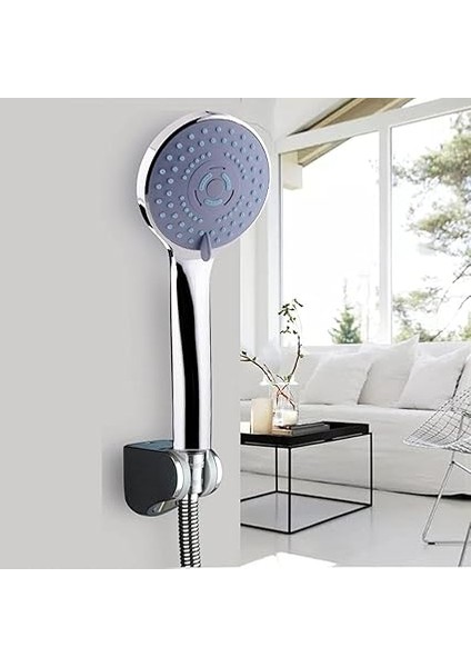 Cushy Yüksek Basınçlı 3 Fonksiyonlu Krom El Duşu - Su Tasarruflu Yağmur Etkili Duş Başlığı modelleri