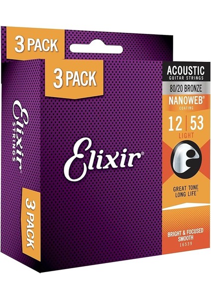 Akustik Bronz Nano Tel 012/053 (3'lü Paket)