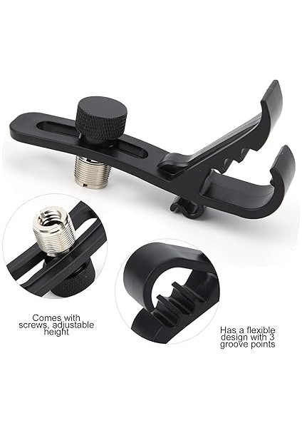 Adet Müzik Aleti Davul Seti Mikrofon Darbeye Dayanıklı Klips Davul Müzik Aleti Mikrofon Sabitleme Klipsi Darbeye Dayanıklı Montaj Kelepçesi Tutucu Müzik Aleti Malzemeleri indirimleri