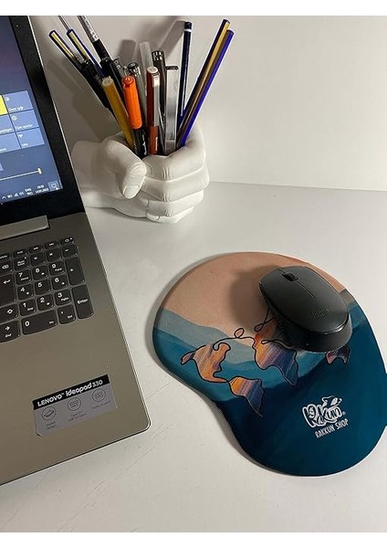 Shop - Dünya Haritası Baskılı Bilek Destekli Mouse Pad fiyatları