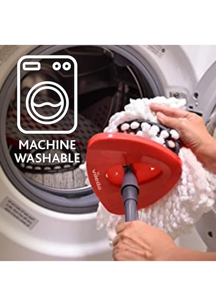 Turbo Classic Mop Yedek Başlık, Mikrofiber, Beyaz, 2 Adet fırsatları