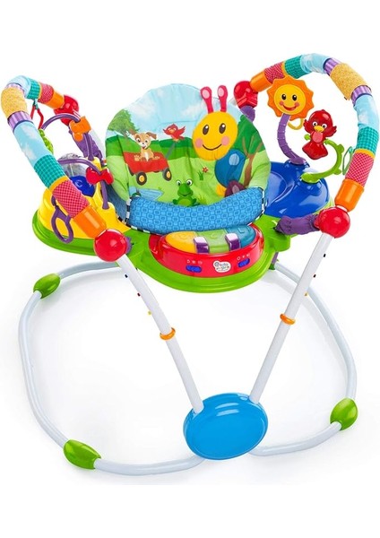 Einstein Semtteki Dostlar, 12'den Fazla Oyuncak, Piyano ve Işıklı Zıpzıp ve Aktivite Merkezi, 360 Derece Döndürülebilir