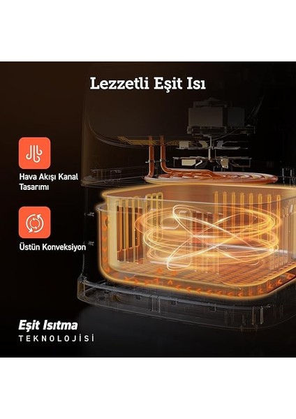 Airfryer 100 Tarif Yemek Kitabı, 1700-WATT Max Xxl 5,5 L Dijital Dokunmatik Hava Fritözleri 11 Ön Ayarlı Fırın, Yağsız Sıcak Ocak, Yapışmaz Sepet, Beyaz modelleri