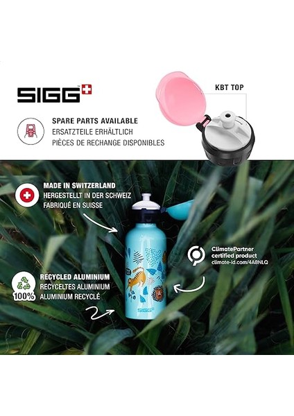 Çocuk Su Şişesi (0,4 Lt), Zararlı Madde Içermeyen Çocuk Şişesi, Sızdırmaz Kapaklı, Tüy Kadar Hafif, Alüminyum Içecek Şişesi indirimleri