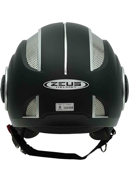 ZS-218A Motosiklet Kaskı Açık Kask Matt Black M indirimleri