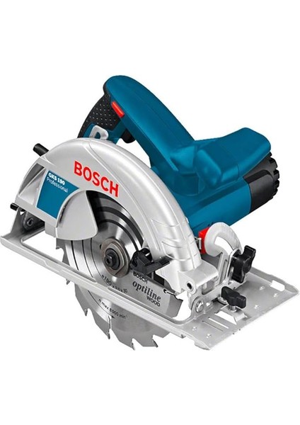 Professional Gks 190 Daire Testere (1.400 W, Testere Çapı: 190 Mm, Göbek Çapı: 30 Mm, Ahşapta Kesme Kapasitesi: 70 Mm)