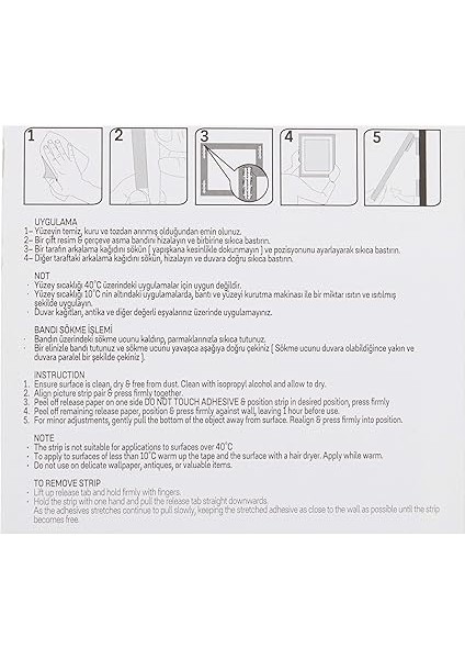 53.01.082 Resimli Çerçeve 4'lü Cırt Bant modelleri