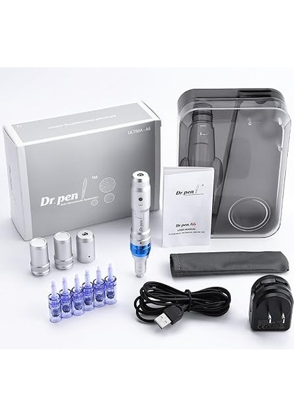Beauty Profesyonel Microneedling Derma Kalem Dr.pen Ultima A6, Dermapen Kiti Cilt Bakımı Için - 6 Paket Kartuş - (6X36 Pin).0,25 mm fiyatları