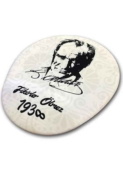 LN-1938 Fikirler Ölmez Atatürk Desenli Ergonomik Suya Dayanıklı Bileklikli Mouse Pad fiyatları