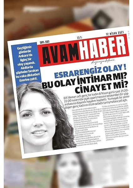 Davalar Dedektiflik Suç Çözümleme Oyunu Elif Akman Dosyası - Gizem Bulmaca Cinayet Çözme Kutu Oyunları - Katil Bulma Dedektif Oyunu - Suçlu Kim, Cinayeti Çözebilir Misin? (Dava-1) fiyatları