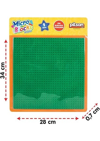 Micro Blok Oyun Tablası Sarı modelleri