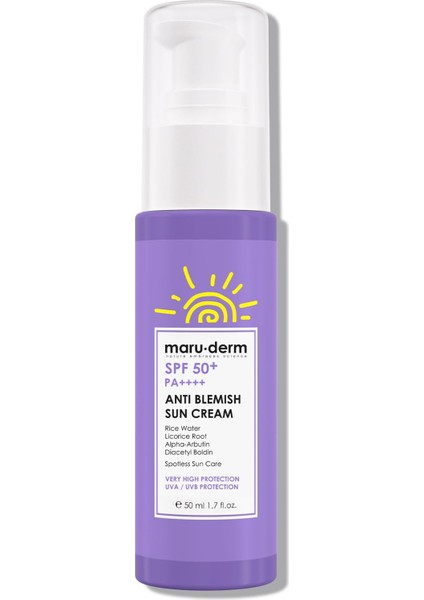 Spf 50+ Leke Karşıtı Güneş Kremi 50 ml
