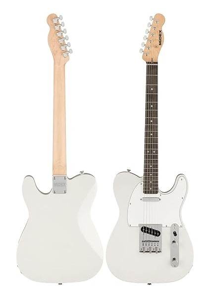 TLX-50WH Tele Kasa Gül Klavye 2 Single-Coil Manyetik Elektro Gitar fırsatları
