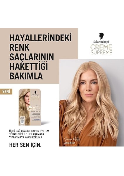 Creme Supreme Saç Boyası 7-16 Küllü Soğuk Kumral fırsatları