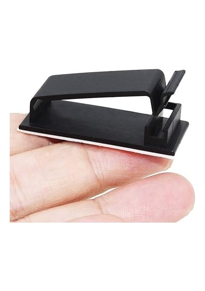 Adet Kendinden Yapışkanlı Kablo Yönetim Klipsleri, Çok Amaçlı Kablo Düzenleyiciler, Tel Klipler, Tv, Pc, Dizüstü, Ethernet Kablosu Için Kablo Tutucu, Masaüstü ve Ev Ofis Kullanımı (Siyah) modelleri