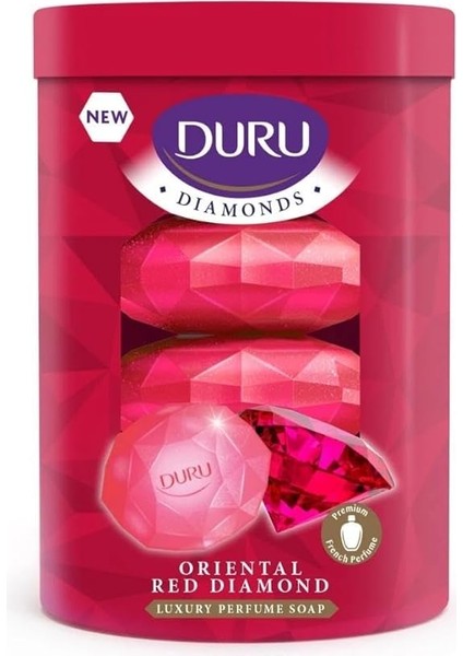 Diamonds Oriental Red Sabun, 90GRAMX4