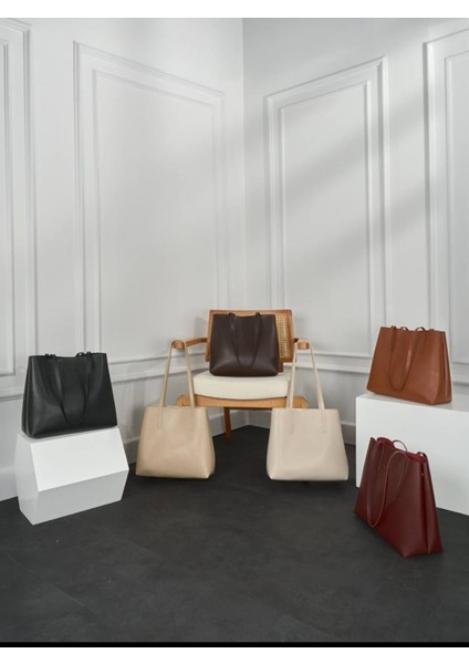 Kadın Büyük Boy Omuz Kol Çantası Bordo fiyatları