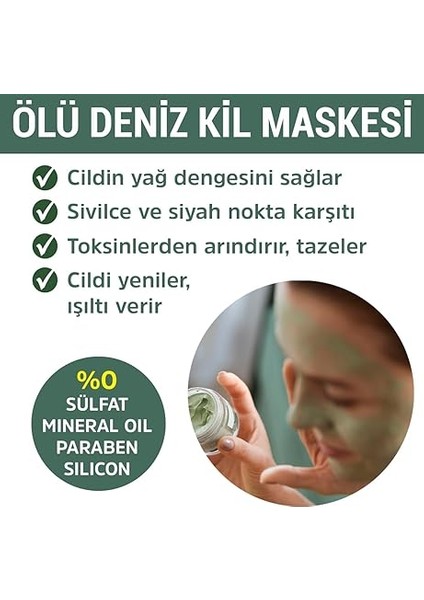 Ölüdeniz Kil Maskesi | Cildinizi Temizler ve Canlandırır | Doğal Yüz Bakımı 50 Ml. fiyatları