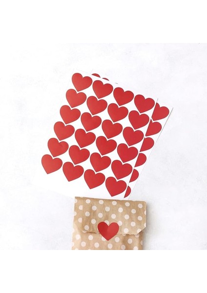 Kalp Sticker, 3.2 cm 2 Sayfa