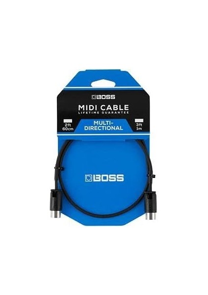 Bmıdı-Pb2 – 60 cm Uzunluk – Çok Yönlü Konnektörlere Sahip Alan Tasarruflu Midi Kablo, Pedallar ve Tüm Midi Uygulamaları Için Mükemmel fırsatları