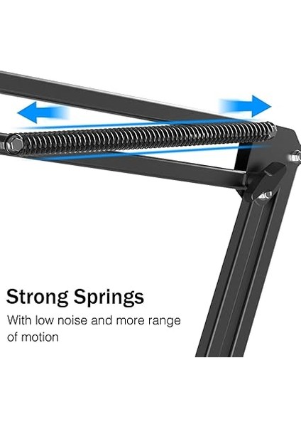 Mikrofon Kol Standı, Süspansiyon Bom Makas Mikrofon Standı, Ağır Hizmet Kelepçeli 3/8 Inç Ila 5/8 Inç Adaptör, Seslendirme, Oyun, Kayıt, Stüdyo, Ev Ofis (Cs1) fırsatları