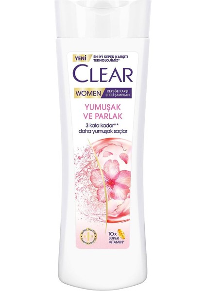 Women Kepeğe Karşı Etkili Şampuan Yumuşak ve Parlak 350 ml