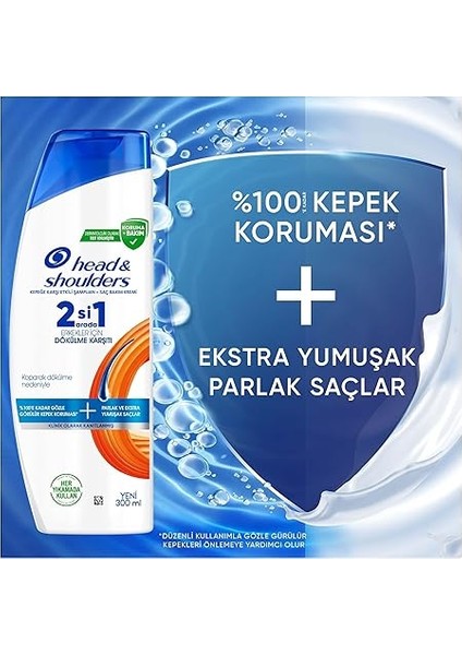 &amp; Shoulders Erkeklere Özel Dökülme Karşıtı 2'si 1 Arada Kepeğe Karşı Etkili Şampuan 300ML modelleri