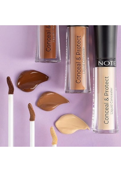 Cosmetics Note Conceal &amp; Protect Likit Concealer - 02 indirimleri