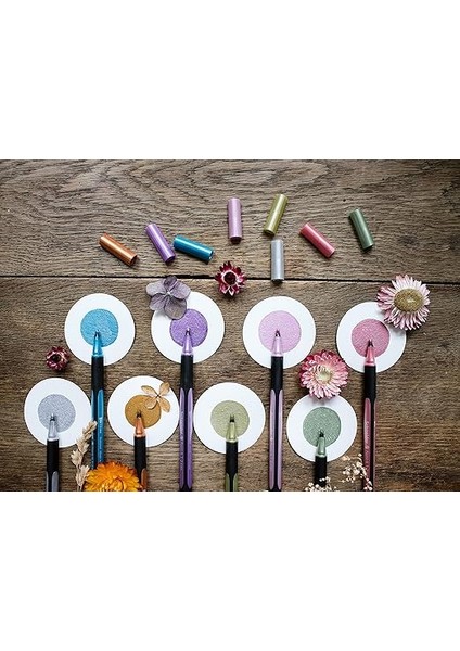 Paint-It Metallicliner 020 (Çizgi Kalınlığı 1-2 Mm, Yüksek Metalik Mürekkep, Hızlı Kurur,%88 Biyo Bazlı Plastik Gövde) 10 Adet, Çeşitli modelleri