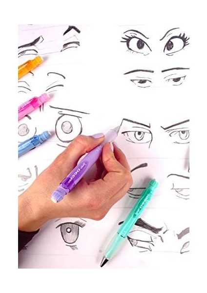 Deep M.kursun Kalem Pastel 6 Li Pet modelleri