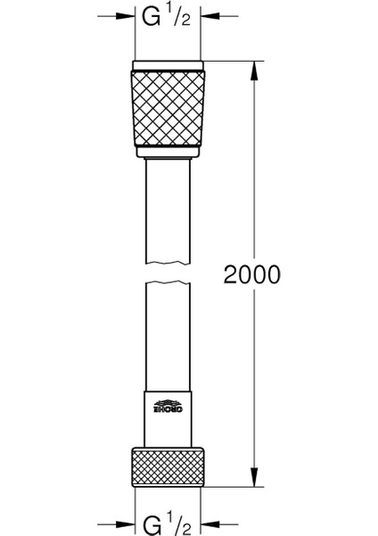 Vitalioflex Comfort 2000MM Duş Hortumu, Krom, 27173002 fiyatları