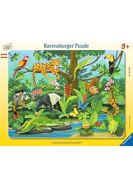 51403 Çer Hayvanlar Puzzle, 11 Parça