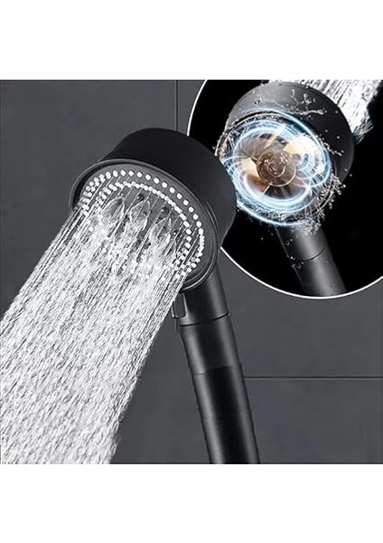 Home Turbo Pervaneli 5 Fonksiyonlu Duş Başlığı Duş Hortumu 150 cm Mafsal Set fiyatları