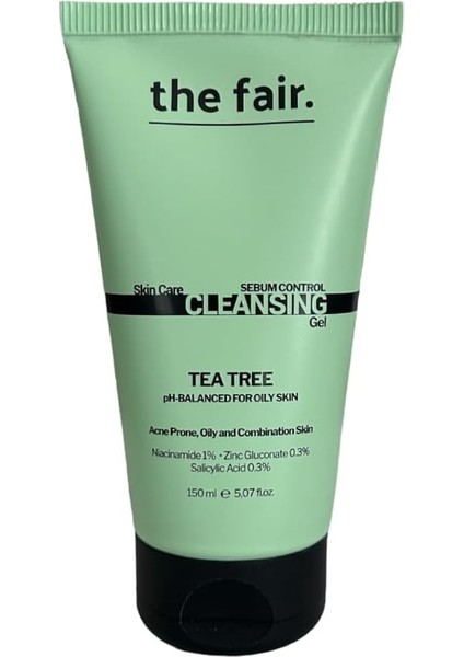 Fair. Çay Ağacı ve Salisilik Asit Içerikli Sebum Dengeleyen Yağlı Ciltler Için Vegan Yüz Yıkama Jeli 150 ml fiyatları