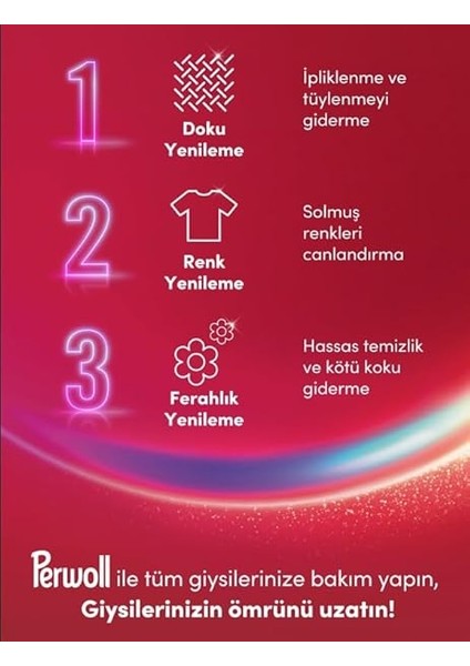 Geliştirilmiş Renkli Sıvı Çamaşır Detarjanı 2970 ml fırsatları