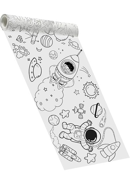 Yolculuğu- Güneş Sistemi - Dev Boyama Kağıdı - Boyama Rulosu - Büyük Boy 5 Metre Uzunluk fırsatları