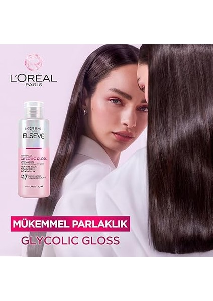 Parıs Elseve Glycolic Gloss Parlaklığı Saça Mühürleyen Laminasyon 5 Dakikada Durulanan Bakım 200 ml fiyatları
