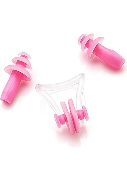 2 Takım Pembe Kulak ve Burun Tıkayıcı Havuz Seti | Silikon Yüzücü Tıkaç Seti – Burun Klipsi &amp; Kulak Tıpası | Yetişkin &amp; Çocuklar Için | Yüzme, Duş, Sörf ve Su Sporları Için | Saklama Kutulu fiyatları