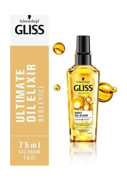 Gliss Ultimate Oil Elixir Serum 75ML fiyatları