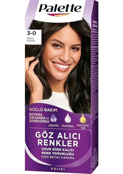 Göz Alıcı Renkler 3-0 Koyu Kahve Saç Boyası