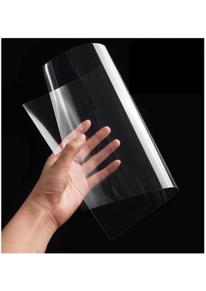 Asetat Kağıdı Pvc A4 25 Adet 100 Micron Fotokopi Asetatı Şeffaf A4 Kağıdı 21X29,7 Projektör Tepegöz