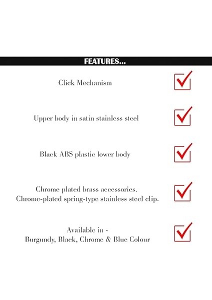 Vintage 77 Tükenmez Kalem Siyah fiyatları