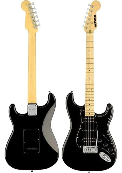 RPH-40BK-35AMP Full Black 35W Bt Amfili Elektro Gitar Seti Hsh Manyetik Maple Klavye fırsatları