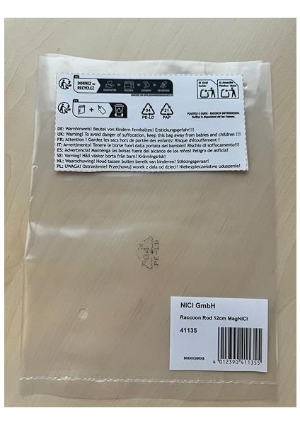 41135.0 - Orman Dostları Rakun Çubuğu 12CM Magnici fırsatları