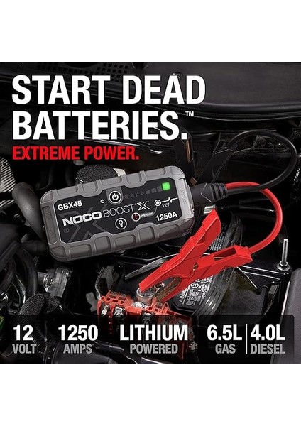 GBX45 12V 1250AMP Ultrasafe Lityum Akü Takviye + Powerbank + LED Lamba fiyatları