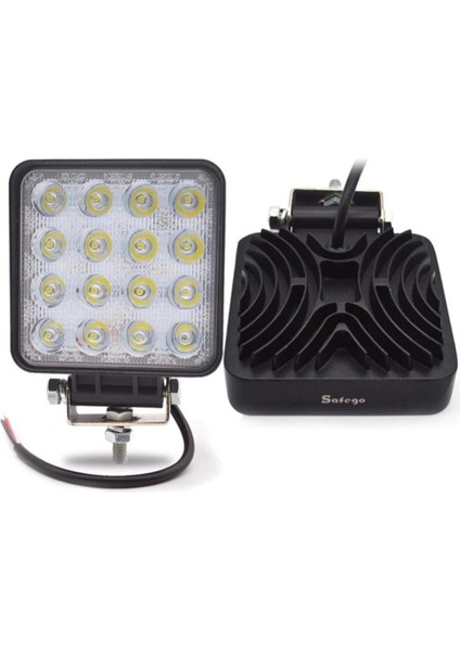 Adet 16 Ledli Off Road Çalışma Lambası/projektör 48WATT 12V / Yugo